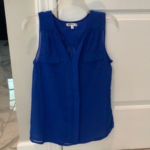 Royal Blue Flowy Blouse